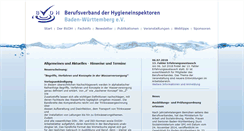 Desktop Screenshot of hygieneinspektoren-bw.de